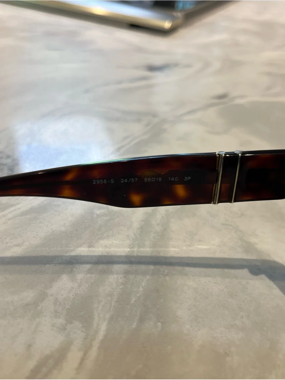 Persol 2956-S Tortoiseshell Frame Polarized Brown Lens Men's Sunglasses - Picture 5 of 6